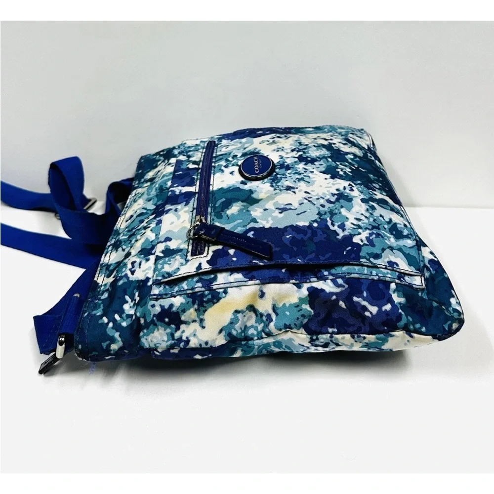 Coach canvas blue